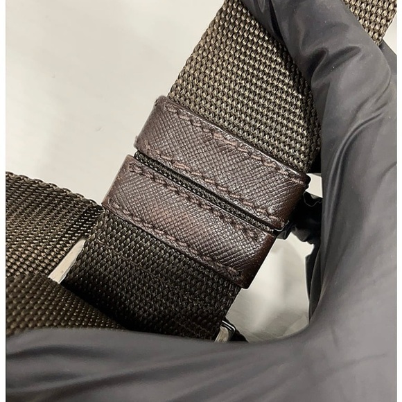 Prada Olive Green Nylon Crossbody Bag - Picture 6 of 15